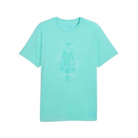 Puma T-Shirt Palestra Cloudspun Hyrox Azzurro Uomo