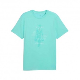 Puma T-Shirt Palestra Cloudspun Hyrox Azzurro Uomo