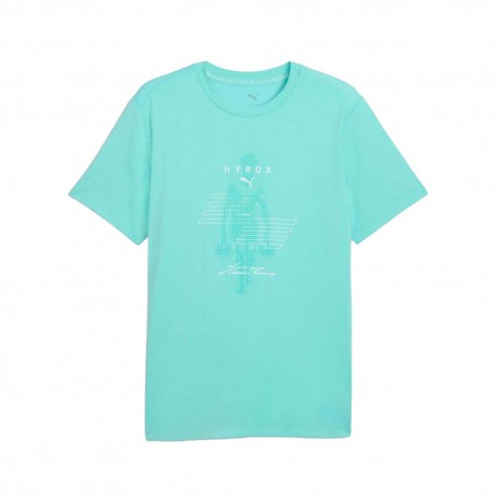 Puma T-Shirt Palestra Cloudspun Hyrox Azzurro Uomo