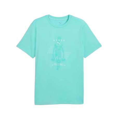 Puma T-Shirt Palestra Cloudspun Hyrox Azzurro Uomo