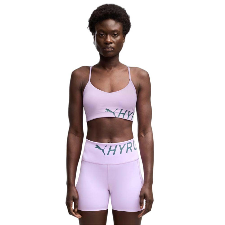 Puma Reggiseno Sportivo Hyrox Medium Support Lilla Donna