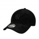 New Era Cappellino Velluto 9Forty Nero