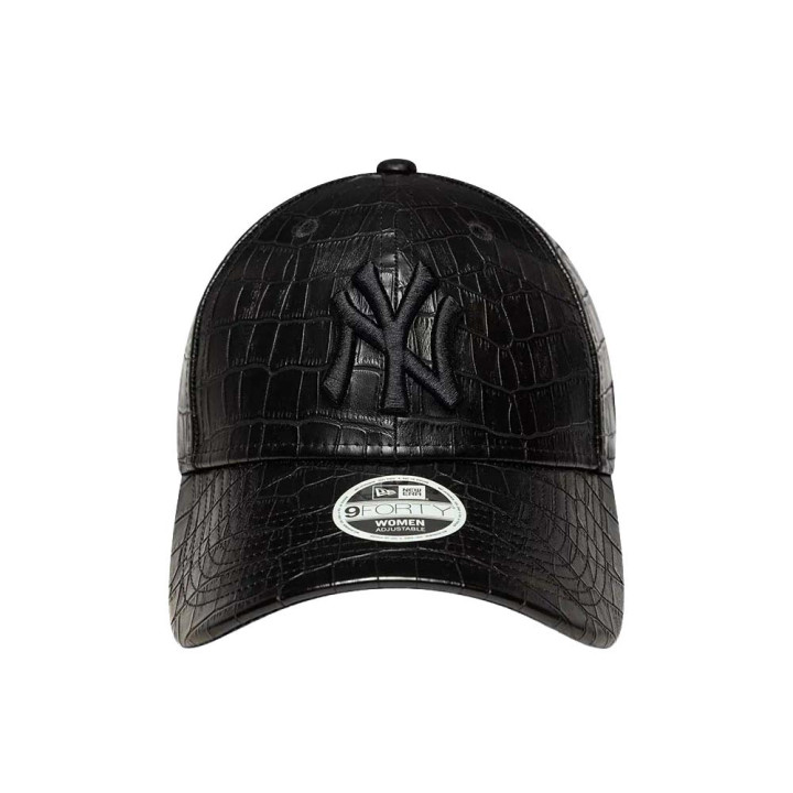 New Era Cappellino Ecopelle 9Forty Nero