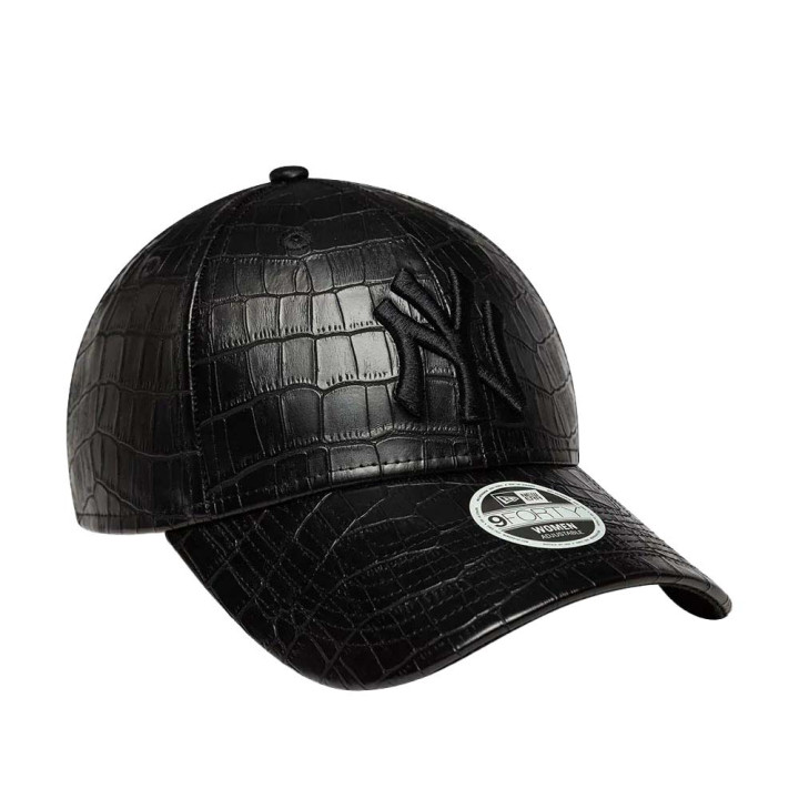 New Era Cappellino Ecopelle 9Forty Nero