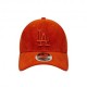 New Era Cappellino Velluto 9Forty La Arancione