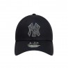 New Era Cappellino Outline Metallic Nero