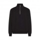 Sun 68 Felpa Mezza Zip Nero Uomo