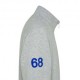 Sun 68 Felpa Con Cerniera Patch Grgio Uomo