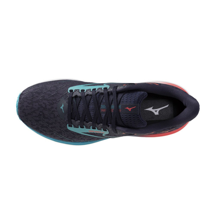 Mizuno Wave Rider 29 Odyssey Gray Capri Breeze - Scarpe Running Uomo
