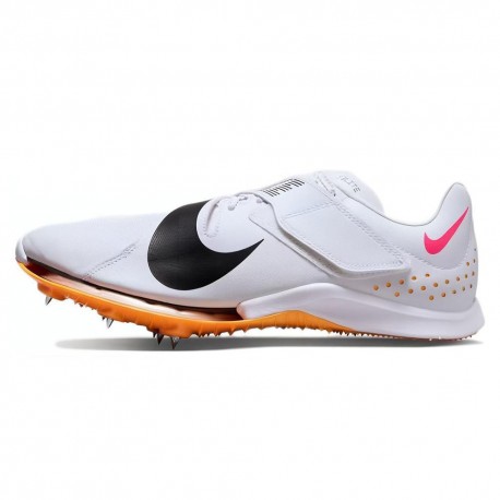 Nike Air Zoom Long Jump Elite Bianco Nero Laser-Arancio - Scarpe Running Uomo