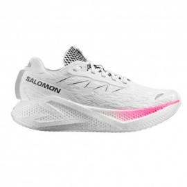 Salomon Aero Glide 4 Bianco Rosa Nero - Scarpe Running Donna