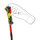 Leki Wcr Evo Lite Sl Tr Rosso Nero Giallo - Bastoncini Sci Uomo