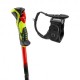 Leki Wcr Evo Lite Sl Tr Rosso Nero Giallo - Bastoncini Sci Uomo