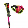 Leki Wcr Pro Lite Sl Tr Rosa Nero Giallo - Bastoncini Sci Uomo