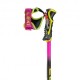 Leki Wcr Pro Lite Sl Tr Rosa Nero Giallo - Bastoncini Sci Uomo