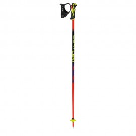 Leki Wcr Evo Lite Sl Tr Rosso Nero Giallo - Bastoncini Sci Uomo