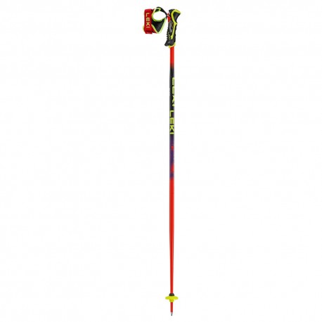 Leki Wcr Pro Lite Sl Tr Rosso Nero Giallo - Bastoncini Sci Uomo
