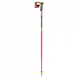 Leki Wcr Pro Lite Sl Tr Rosa Nero Giallo - Bastoncini Sci Uomo