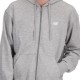 New Balance Felpa Con Cerniera Essentials Grigio Uomo