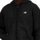 New Balance Felpa Con Cerniera Essentials Nero Uomo