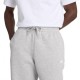 New Balance Pantaloni Con Polsino Essentials Grigio Uomo