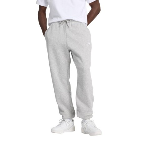 New Balance Pantaloni Con Polsino Essentials Grigio Uomo