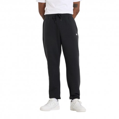 New Balance Pantaloni Con Polsino Essentials Nero Uomo