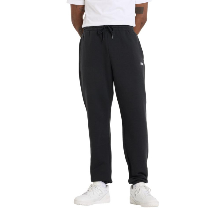 New Balance Pantaloni Con Polsino Essentials Nero Uomo