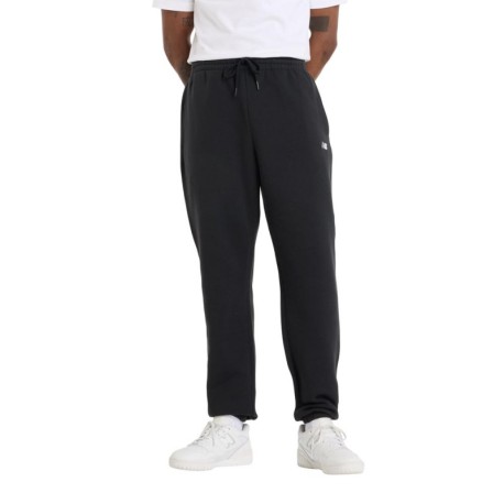 New Balance Pantaloni Con Polsino Essentials Nero Uomo