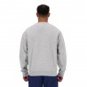 New Balance Felpa Girocollo Essentials Grigio Uomo