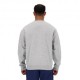 New Balance Felpa Girocollo Essentials Grigio Uomo