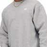 New Balance Felpa Girocollo Essentials Grigio Uomo