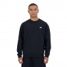 New Balance Felpa Girocollo Essentials Nero Uomo