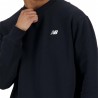 New Balance Felpa Girocollo Essentials Nero Uomo