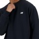 New Balance Felpa Girocollo Essentials Nero Uomo