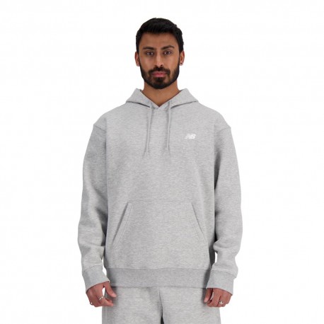 New Balance Felpa Essentials Grigio Uomo