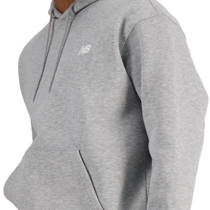 New Balance Felpa Essentials Grigio Uomo