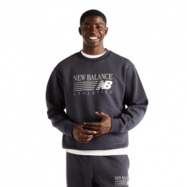 New Balance Felpa Girocollo Reimmegined Blu Uomo