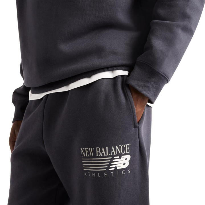 New Balance Felpa Girocollo Reimmegined Blu Uomo