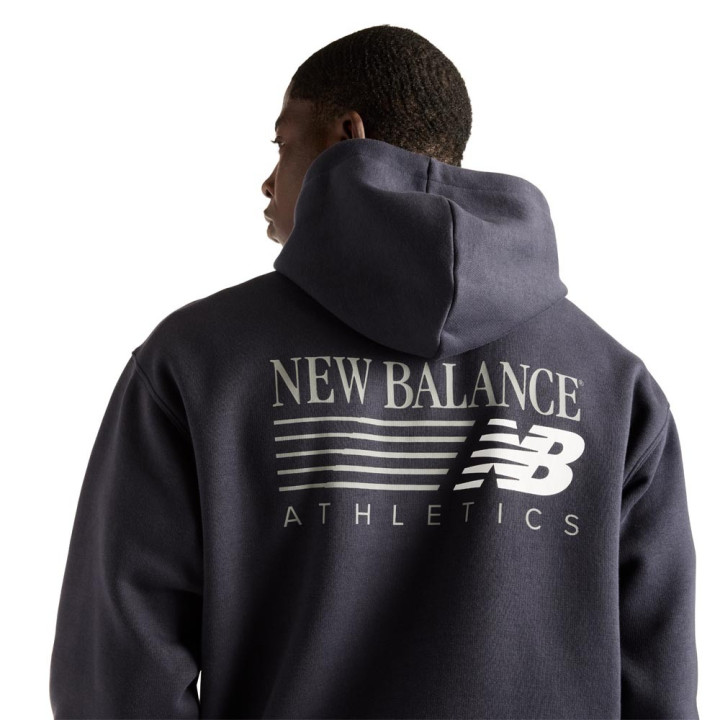 New Balance Felpa Reimmagined Blu Uomo