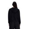 New Balance Felpa Con Cerniera Essentials Nero Donna
