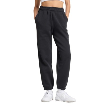 New Balance Pantaloni Con Polsino Essentials Nero Donna