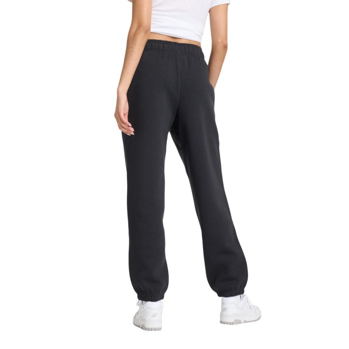 New Balance Pantaloni Con Polsino Essentials Nero Donna