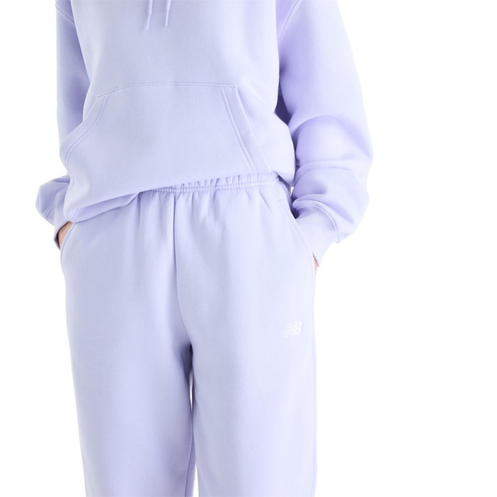 New Balance Pantaloni Con Polsino Essentials Lilla Donna