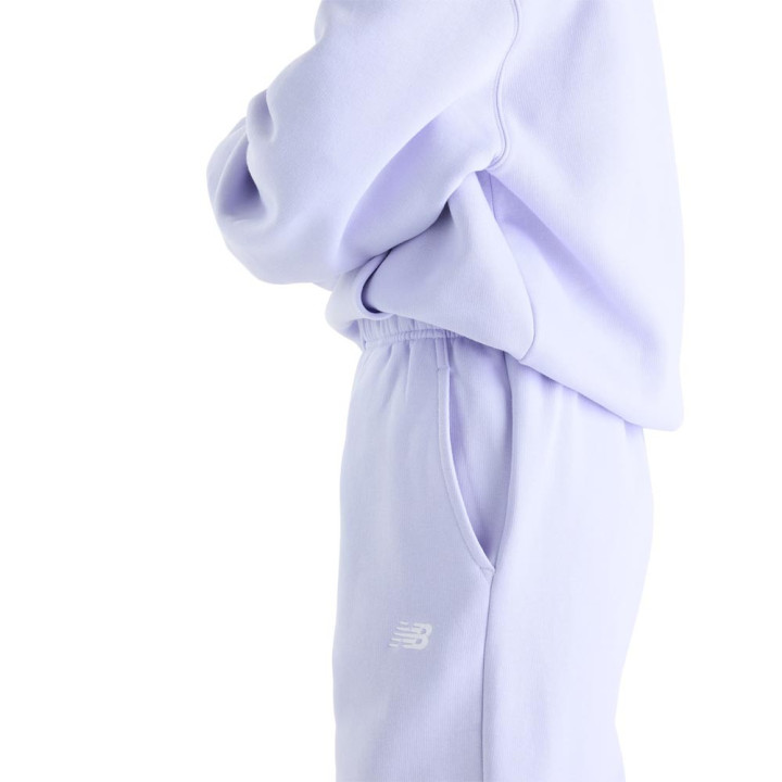 New Balance Pantaloni Con Polsino Essentials Lilla Donna