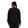 New Balance Felpa Girocollo Essentials Nero Donna