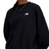 New Balance Felpa Girocollo Essentials Nero Donna