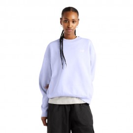New Balance Felpa Girocollo Essentials Lilla Donna