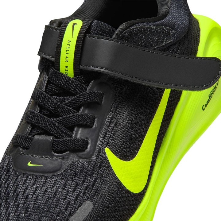 Nike Stellar Ride Psv Nero Volt - Scarpe Da Ginnastica Bambino
