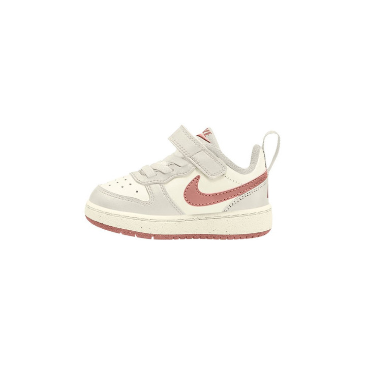 Nike Court Borough Low Recraft Td Avorio Rosa - Sneakers Bambina